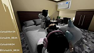 first time foursome: watch me fuck your hot friends too?~