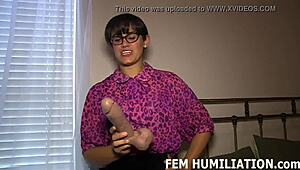 you transform into the perfect sissy with this dress up doll look