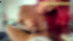 damn this slut shows up just to deepthroat and swallow my load in bed!!