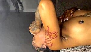 oh damn, check out ebony lesbians renity love and majesty nasty oil up skinny asses for strap-on pussy pounding