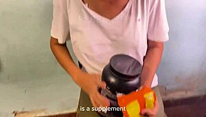 punish this pretty latina's tight wet pussy in the garage