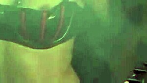 lesbian vampires scissor huge dildo deep in tight pussies 😈💦