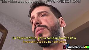 Wife acts weird at home because of stepdad's big cock doggystyle urges?