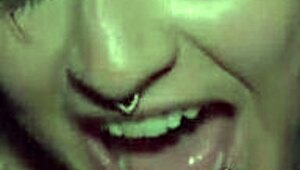 blue eyed brunette with small tits gets her tight pussy hammered nonstop in hotel bed