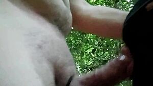 maîtresse kantalis offers chained slave ebed deep in the forest