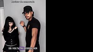 Ever wondered how this PAWG goth babe Amberzinha gets bent over backstage for intense fucking with her big ass bouncing in doggystyle while riding that cock wet pussy style?