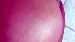 wake up that horny curvy redhead to pound her hairy pussy and creampie deep