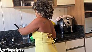 eating my hot cousin's juicy ass while her parents chill next door