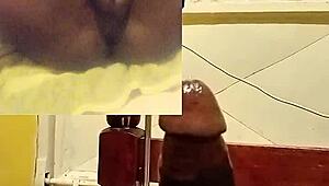 sexyjayla254 masturbating sensual from back front big black cock cumshot close up view