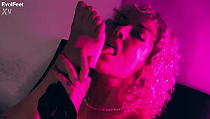 Girls, don't you love licking feet and hairy armpits with your bisexual blonde latina milf goddess friend?