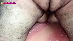 damn that fat mexican whore jean rodriguez squirts hard and creampies out