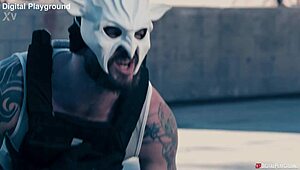 whoa, digital playground's vigilante city trailer packs big tits blowjob fantasy