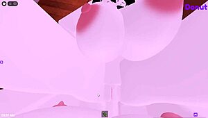 Man fucking in Roblox classroom feels so wrong but damn it's hot and intense