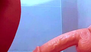 perfect latina teen booty bent over riding that dildo doggystyle till wet orgasm