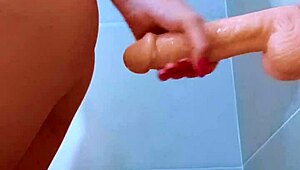 perfect latina teen booty bent over riding that dildo doggystyle till wet orgasm