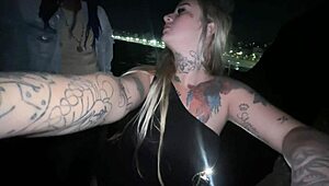 I spot a crazy blonde at arpoador rock in rj ready to fuck anyone bareback