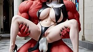 AI-generated nun craves hentai desire fully voiced no live-action Indian fantasy