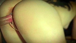 Amateur Couple's Rough Doggystyle Leads to Creamy Pussy Creampie Orgasms