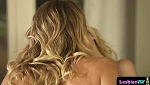 i'm shakin' as busty milf licks my petite teen pussy!!