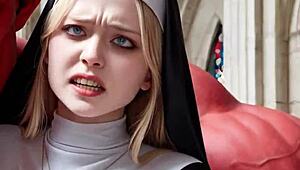 AI-generated nun craves hentai desire fully voiced no live-action Indian fantasy