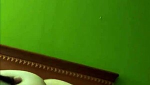 He gropes her big ass and swollen pussy in this twisted session she can't resist