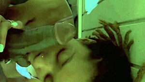 How's my Chinese girlfriend gagging on your huge black cock POV?