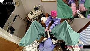 ตรวจร่างกายเข้า uni แทมป้าของฉันกับนิกกี้ สตาร์ตื่นเต้นหมดเลย