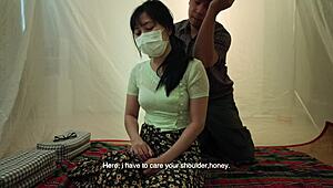 we cant stop fucking rough even on vacation amateur asian couple