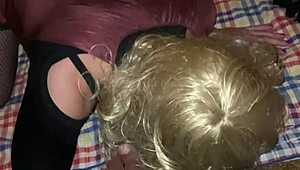 Cute Scottish blonde cop Paisley Parker takes anal outdoor hardcore