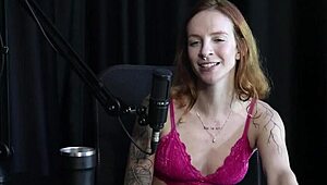 debora esteves delays cum prefers licking in roleplay on sheer red lingerie