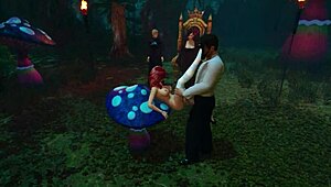 i'm lost in caroline's wild outdoor group strapon fantasies finale!!