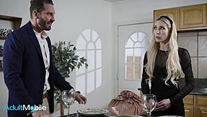 petite freya parker rides quinton james thick cock while alex listens