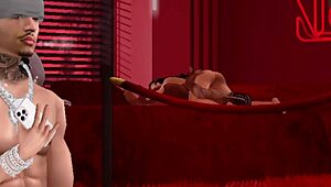 she cheats on boyfriend outdoors for rough bbc creampie in shaved pussy