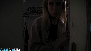 petite freya parker rides quinton james thick cock while alex listens