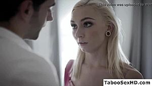 skinny teen gets fucked deep by her old teacher after blowjob