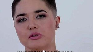 black dude rams his monster cock up that tough lesbian's ass