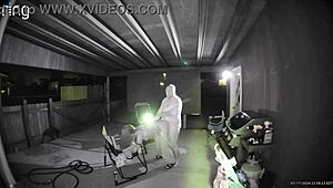 Bent over public wife takes creampie after sucking huge cock outdoors