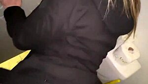 caught us anal fucking in restroom but we didn't stop