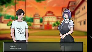 KONOHA MILFS SUCK BIG TITS TEACHER DICK UNTIL CUMSHOT PARODY HENTAI BLOWJOB