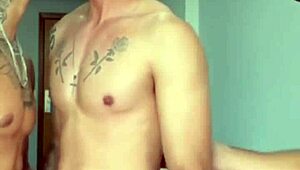 in the maloca the lover pounds her ass while hubby watches every thrust