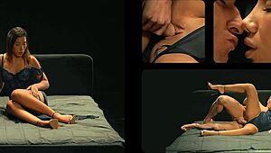 Asian Babe's Perfect Shaved Pussy Begs for Monster Cock Close-Up Thrill!