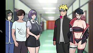 KONOHA MILFS SUCK BIG TITS TEACHER DICK UNTIL CUMSHOT PARODY HENTAI BLOWJOB
