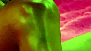 Morena brunette solo fingers shaved pussy to explosive orgasm in california heat