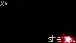 seduced elves unwrap big tits for christmas lesbian pussy licking