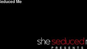 seduced elves unwrap big tits for christmas lesbian pussy licking