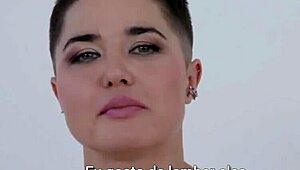 black dude rams his monster cock up that tough lesbian's ass