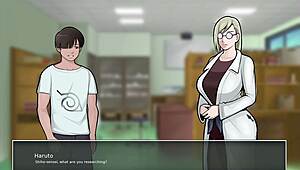 KONOHA MILFS SUCK BIG TITS TEACHER DICK UNTIL CUMSHOT PARODY HENTAI BLOWJOB