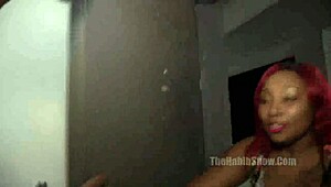 laylared scared but takes first anal dp in wild ghetto gangbang