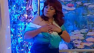 hotwife steffi dances her huge pussy lips in lingerie promo homemade photoshoot tease