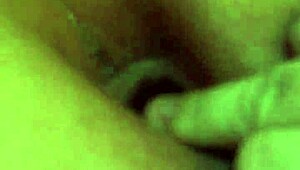 Shoving anal plug deep while g-spot vibrator makes her squirt